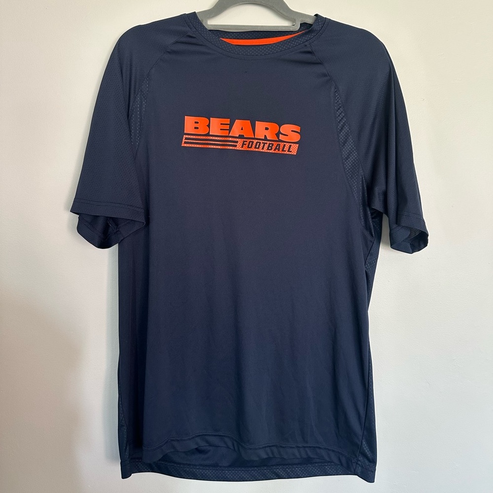 NFL Bears Football Dri-Tek Shirt - Men’s Medium - Navy Blue